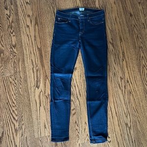 Hudson dark wash stretchy skinny jean